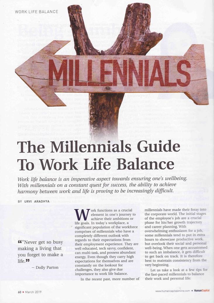 Human Capital Millennials Guide to Work Life Balance Mindspace